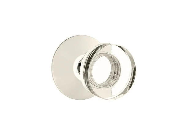 MODERN DISC GLASS (MDC) PRIVACY (BED/BATH) KNOB WITH 2-3/8