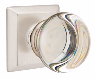 PROVIDENCE GLASS (PC) DUMMY (PAIR) KNOB - Omega Custom Fabrication LLC