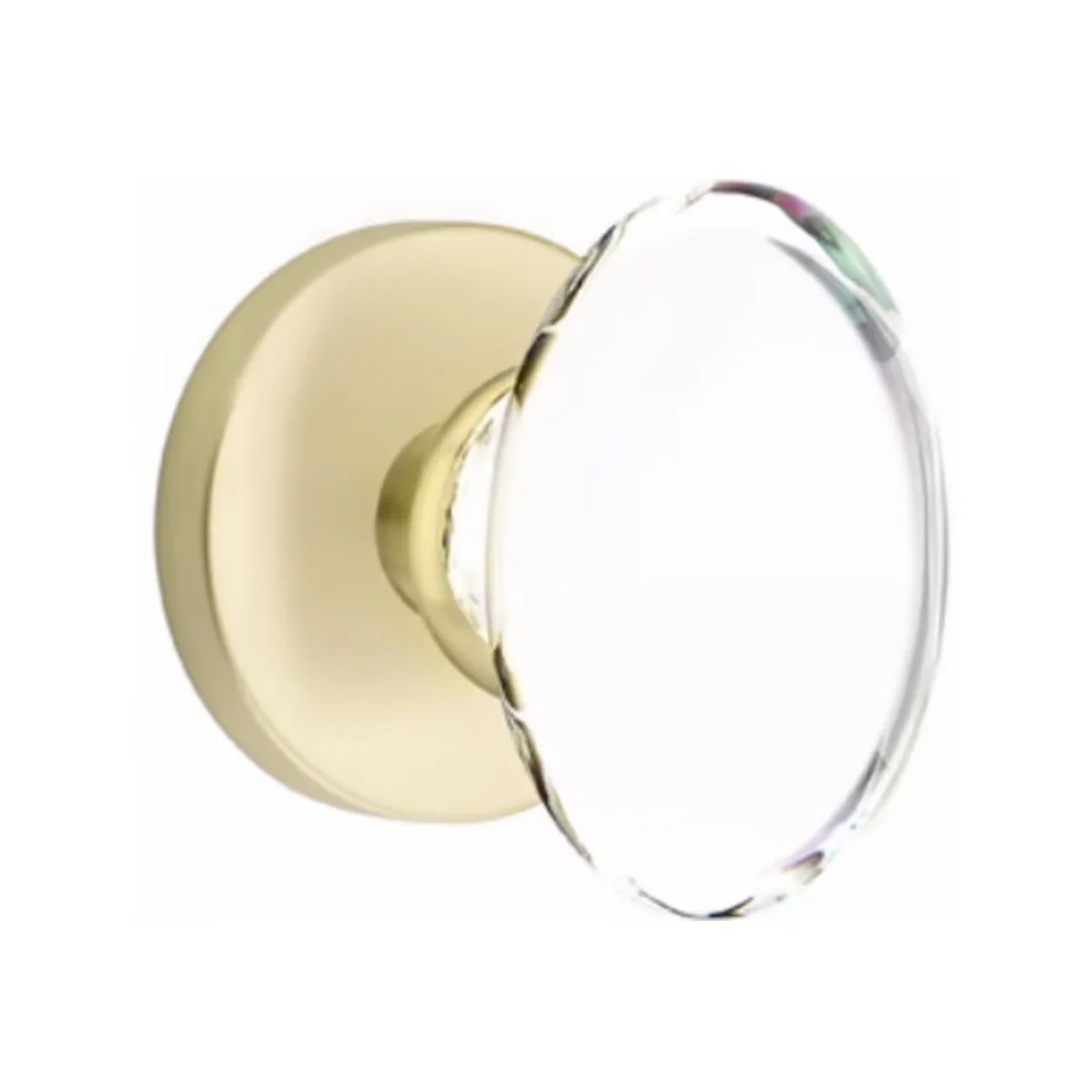 HAMPTON GLASS (HT) PASSAGE (HALL/CLOSET) KNOB WITH 2-3/8