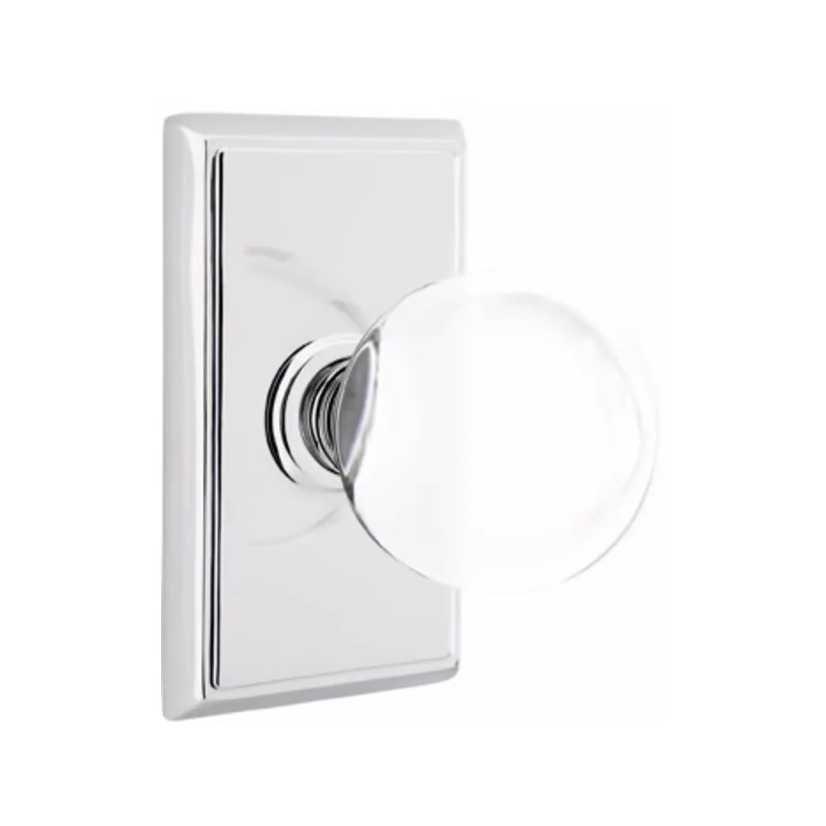 BRISTOL GLASS (BL) PASSAGE (HALL/CLOSET) KNOB WITH 2-3/8