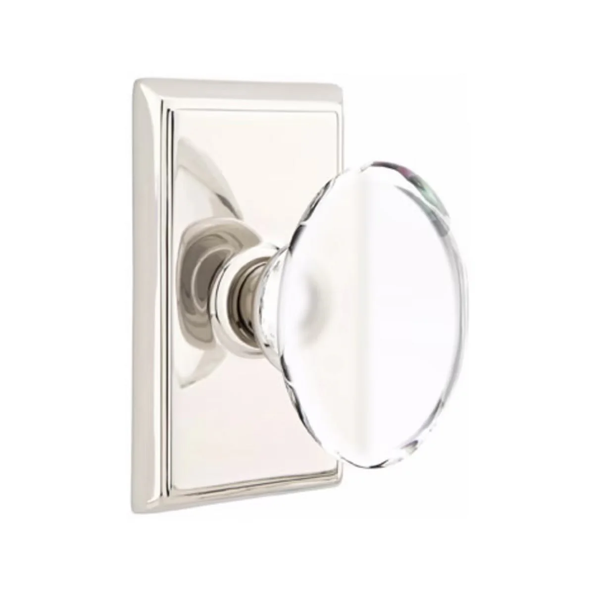 HAMPTON GLASS (HT) PASSAGE (HALL/CLOSET) KNOB WITH 2-3/8