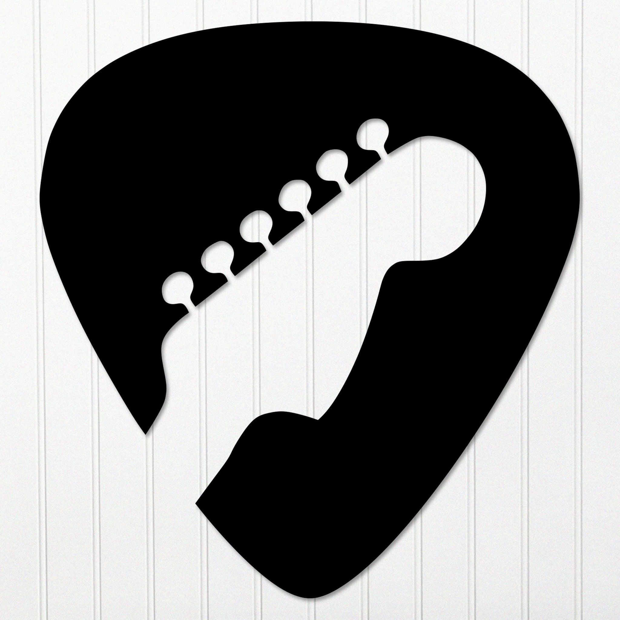 Guitar Pick Wall Art - Omega Custom Fabrication LLC