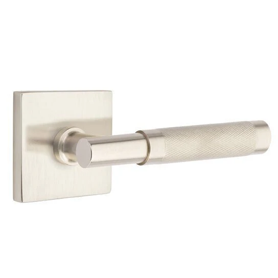 T-BAR KNURLED (TA.KN) PASSAGE (HALL/CLOSET) LEVER WITH 2-3/8