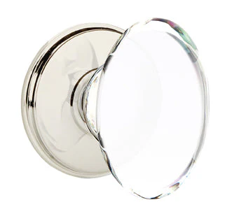 HAMPTON GLASS (HT) PASSAGE (HALL/CLOSET) KNOB WITH 2-3/8