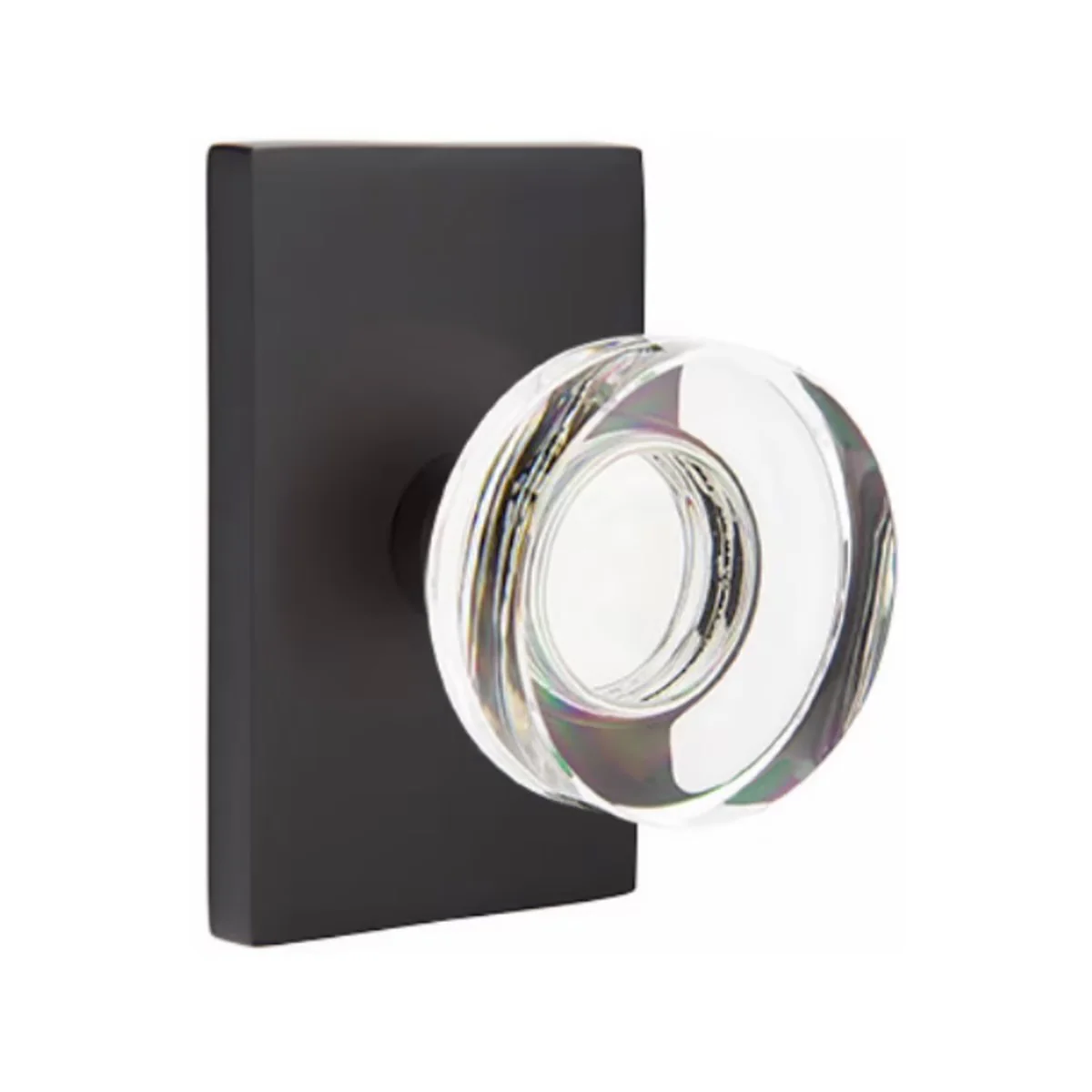 MODERN DISC GLASS (MDC) DUMMY (PAIR) KNOB - Omega Custom Fabrication LLC