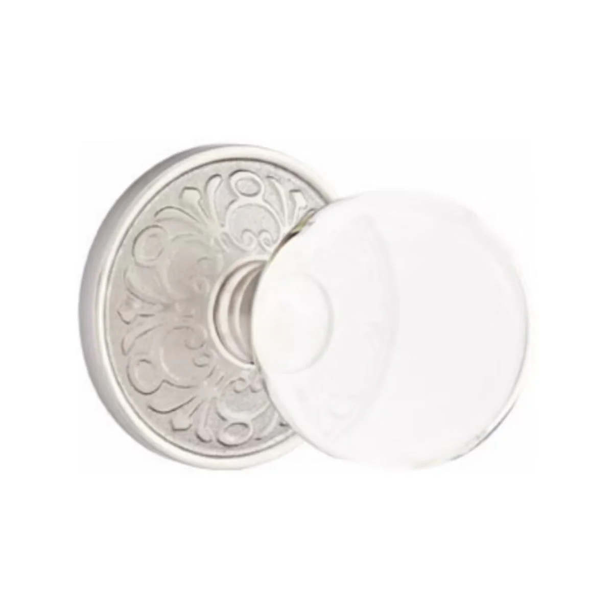 BRISTOL GLASS (BL) PRIVACY (BED/ BATH) KNOB WITH 2-3/8