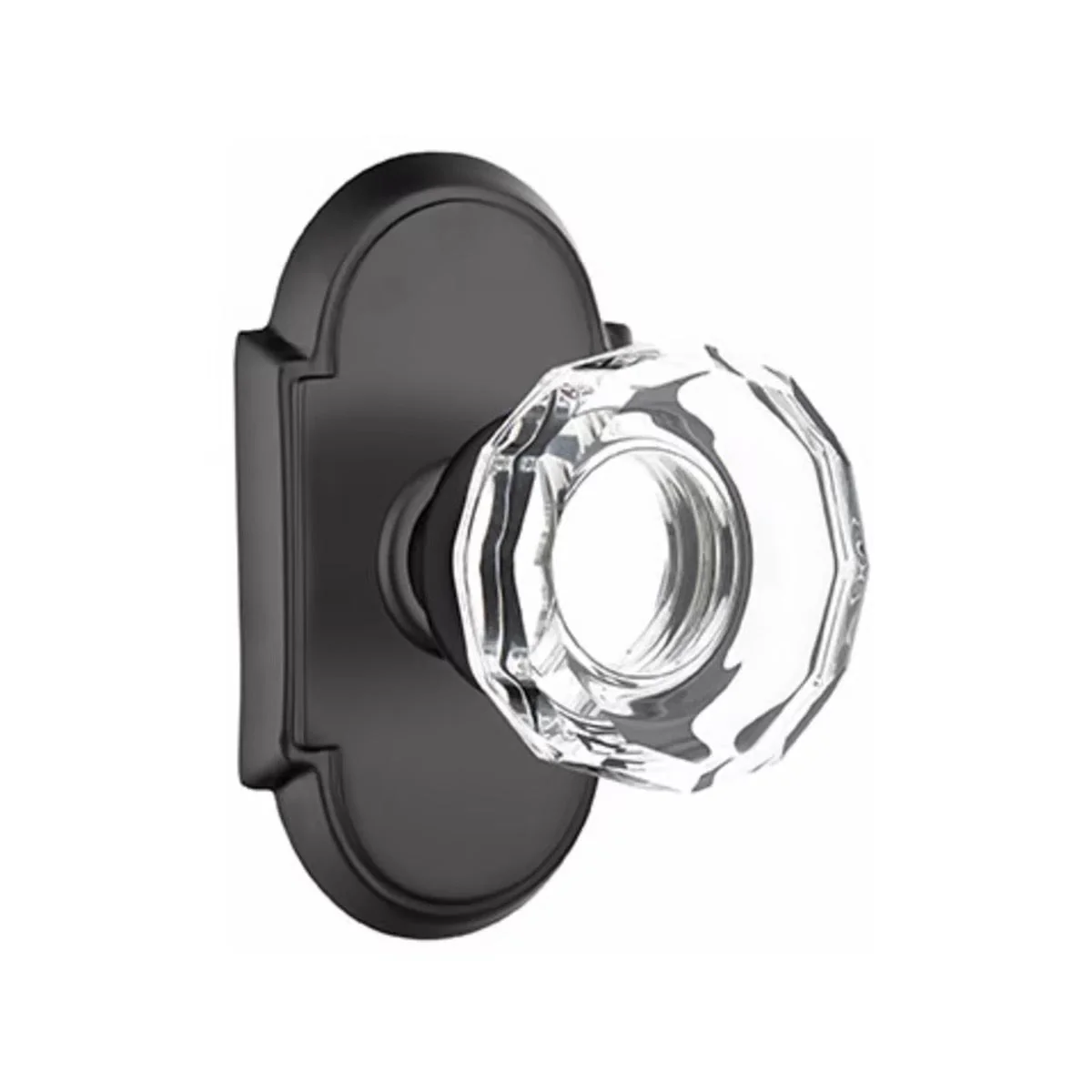 LOWELL GLASS (LW) PRIVACY (BED/BATH) KNOB WITH 2-3/8