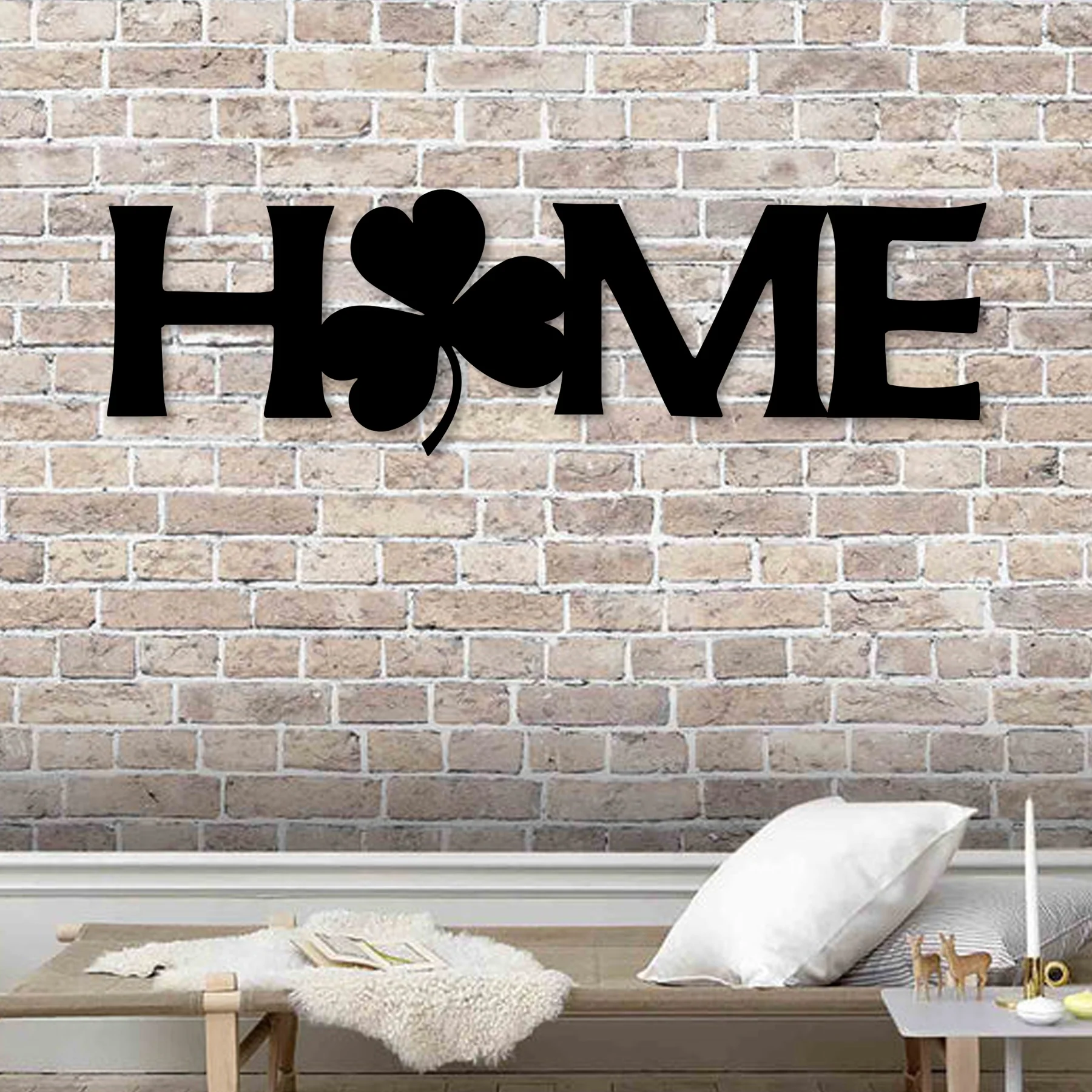 Shamrock Home Metal Wall Art - Omega Custom Fabrication LLC