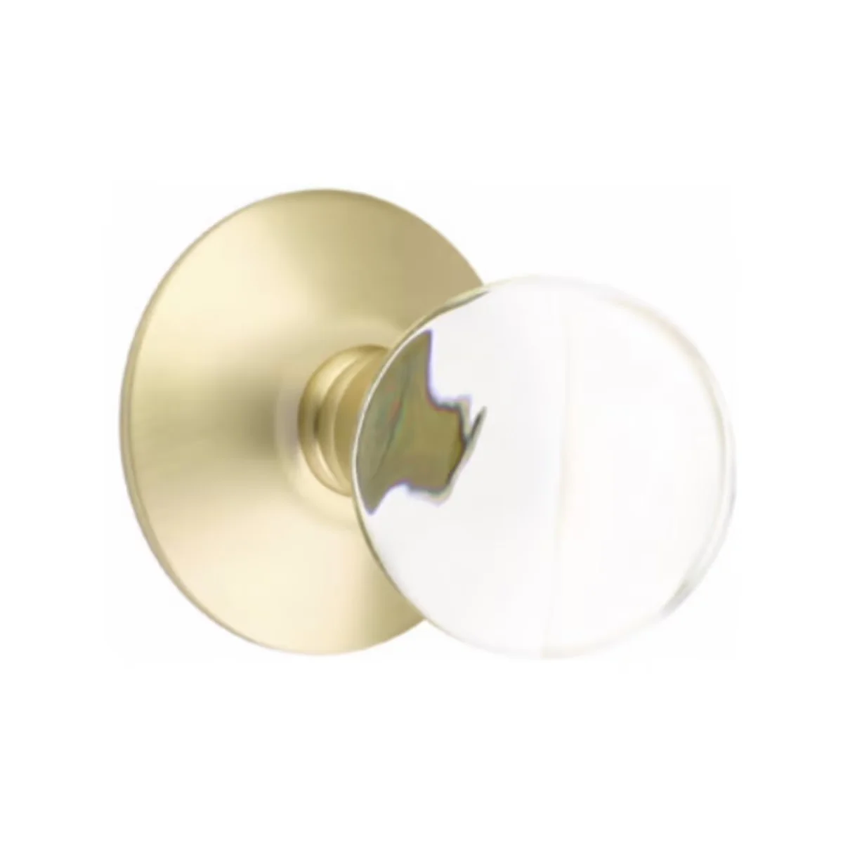 BRISTOL GLASS (BL) PASSAGE (HALL/CLOSET) KNOB WITH 2-3/8