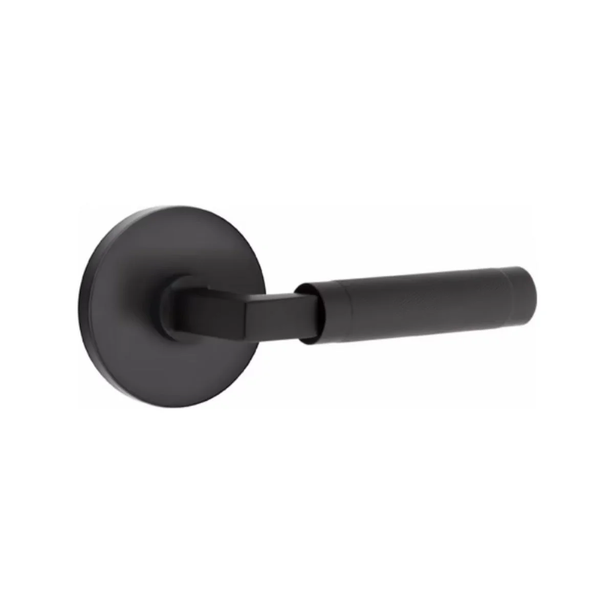 L-SQUARE KNURLED (LS.KN) PRIVACY (BED/BATH) LEVER WITH 2-3/8