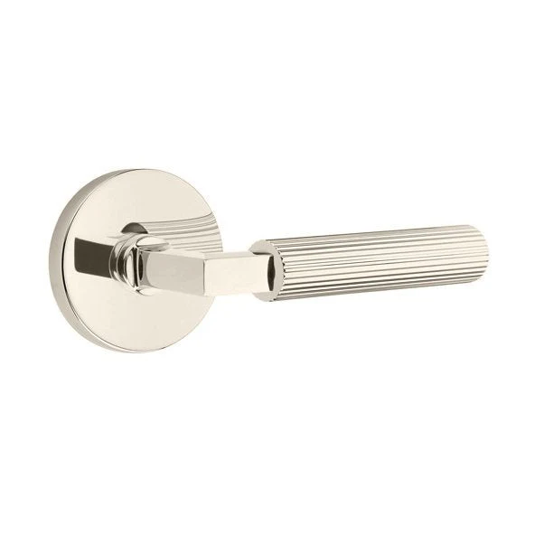 L-SQUARE KNURLED (LS.KN) PRIVACY (BED/BATH) LEVER WITH 2-3/8