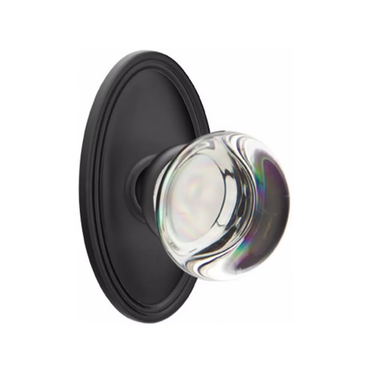 PROVIDENCE GLASS (PC) PRIVACY (BED/BATH) KNOB WITH 2-3/8