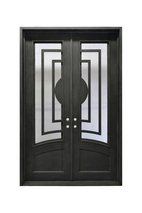 Labyrinth Iron Door - Omega Custom Fabrication LLC