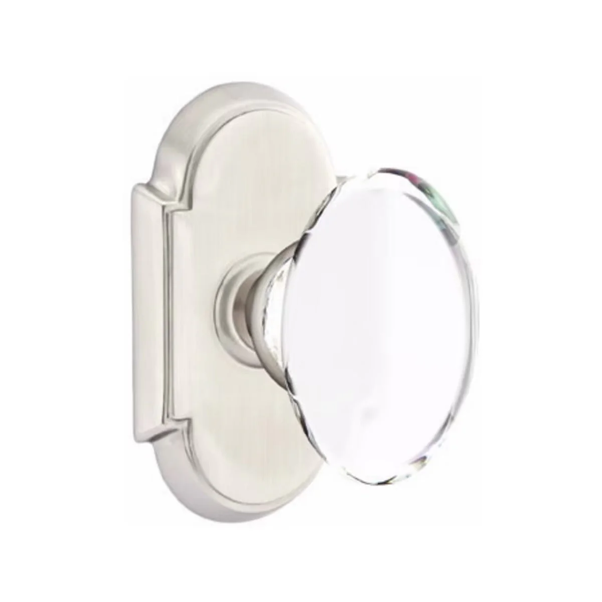 HAMPTON GLASS (HT) PRIVACY (BED/BATH) KNOB WITH 2-3/8