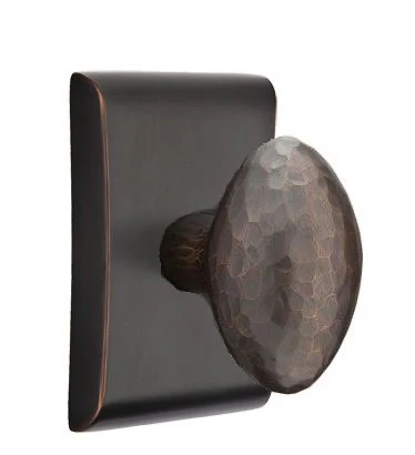 HAMMERED EGG (HE) PASSAGE (HALL/CLOSET) KNOB WITH 2-3/8