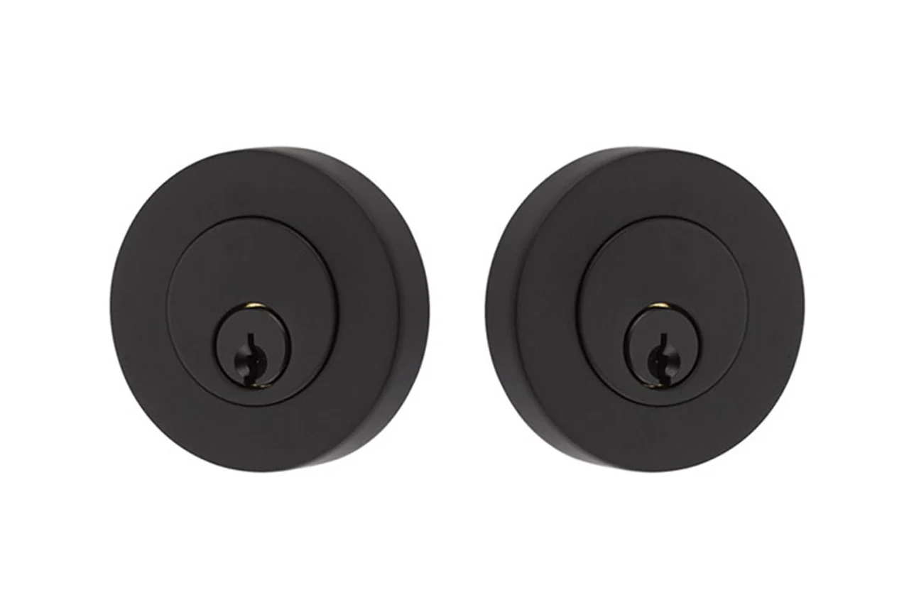 MODERN DISC DEADBOLT WITH 2-3/8