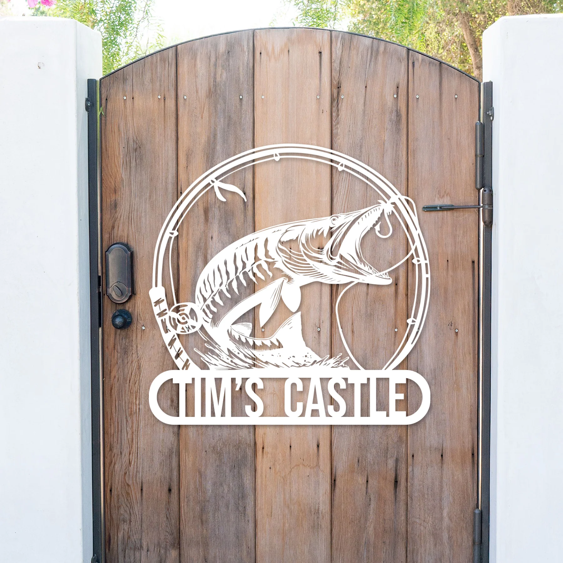 Custom Musky Fish Metal Wall Decor - Omega Custom Fabrication LLC