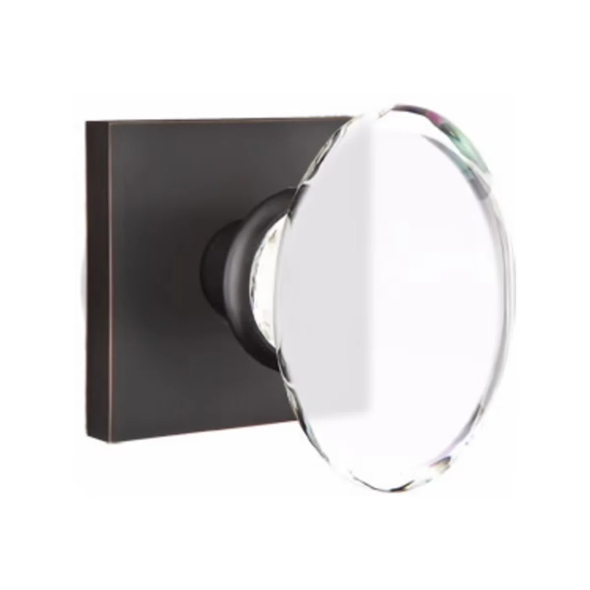 HAMPTON GLASS (HT) PASSAGE (HALL/CLOSET) KNOB WITH 2-3/8
