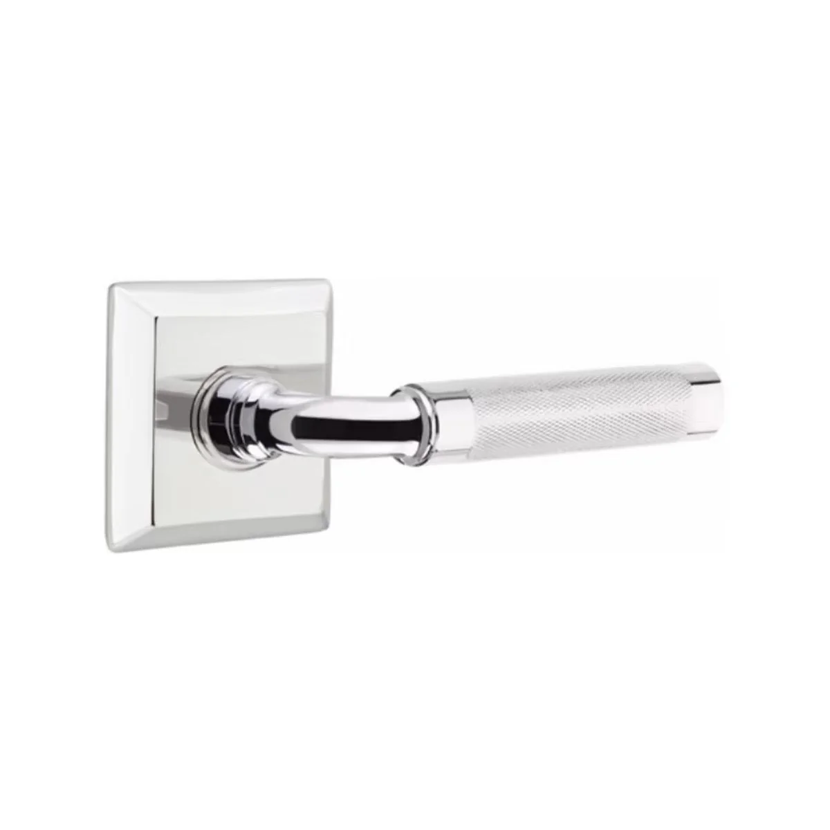 R-BAR KNURLED (RA.KN) PRIVACY (BED/BATH) LEVER WITH 2-3/8