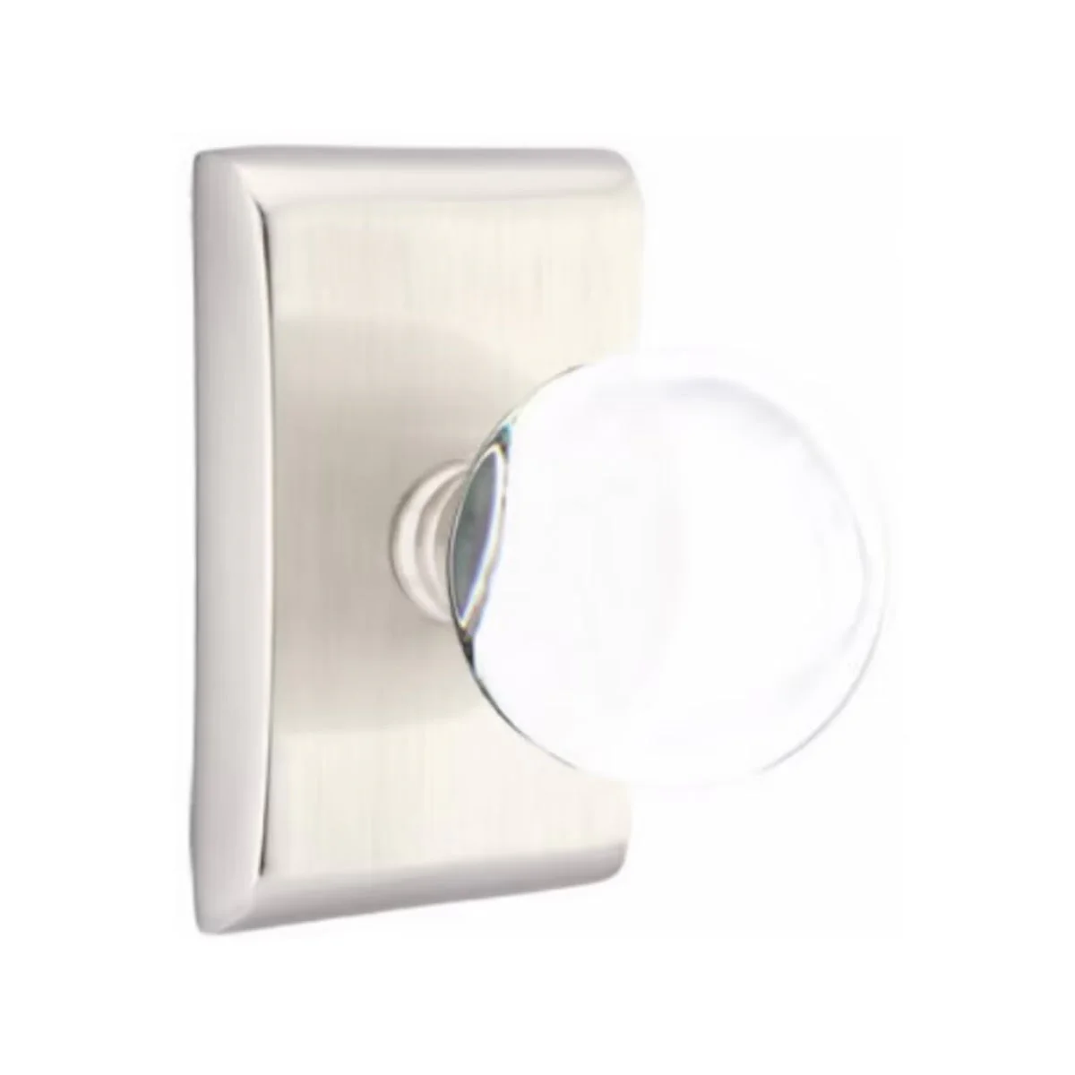 BRISTOL GLASS (BL) PRIVACY (BED/BATH) KNOB WITH 2-3/8