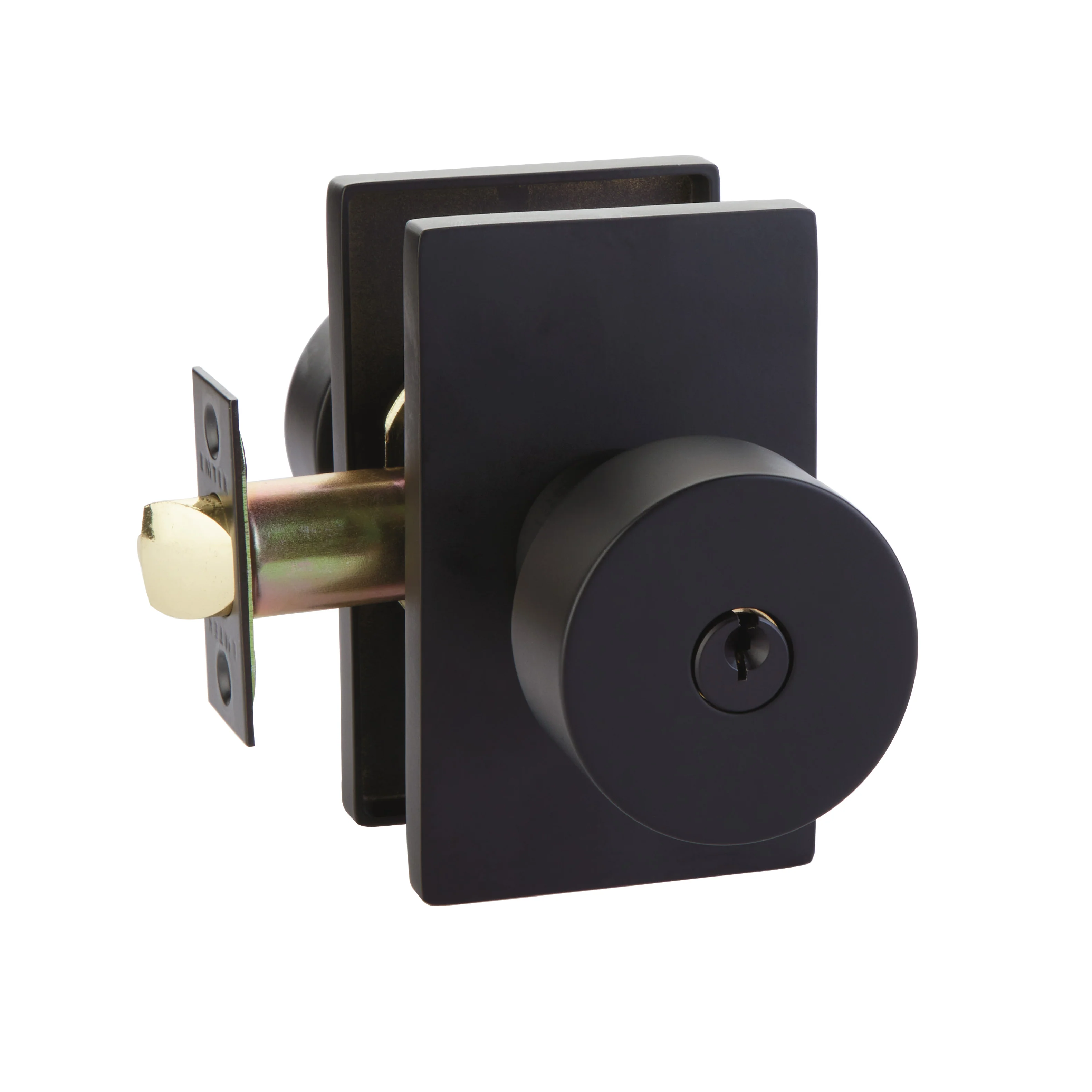 ROUND (ROU) KEY IN KNOB LOCKSET WITH 2-3/8