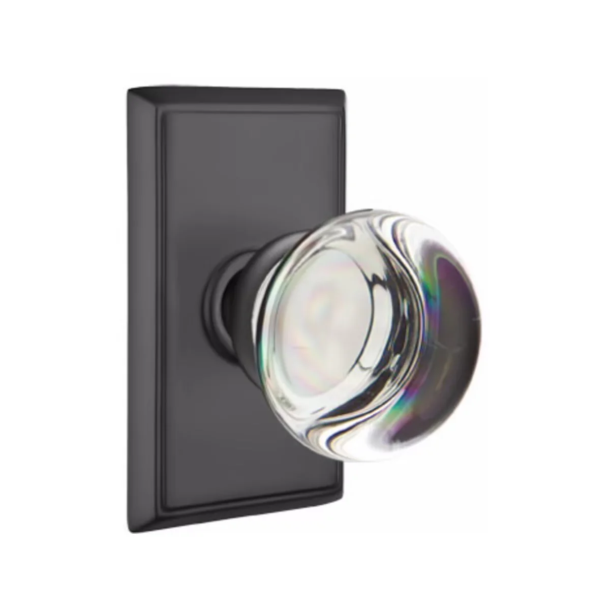 PROVIDENCE GLASS (PC) PASSAGE (HALL/CLOSET) KNOB WITH 2-3/8