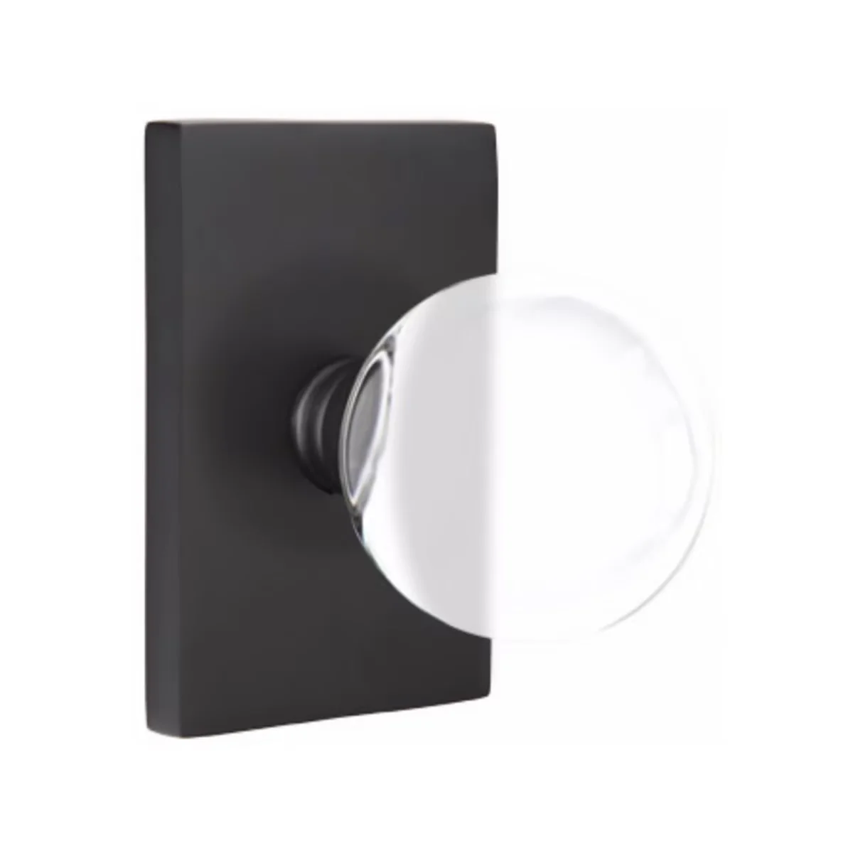 BRISTOL GLASS (BL) PASSAGE (HALL/CLOSET) KNOB WITH 2-3/8