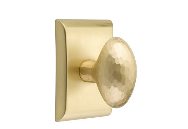 HAMMERED EGG (HE) PASSAGE (HALL/CLOSET) KNOB WITH 2-3/8