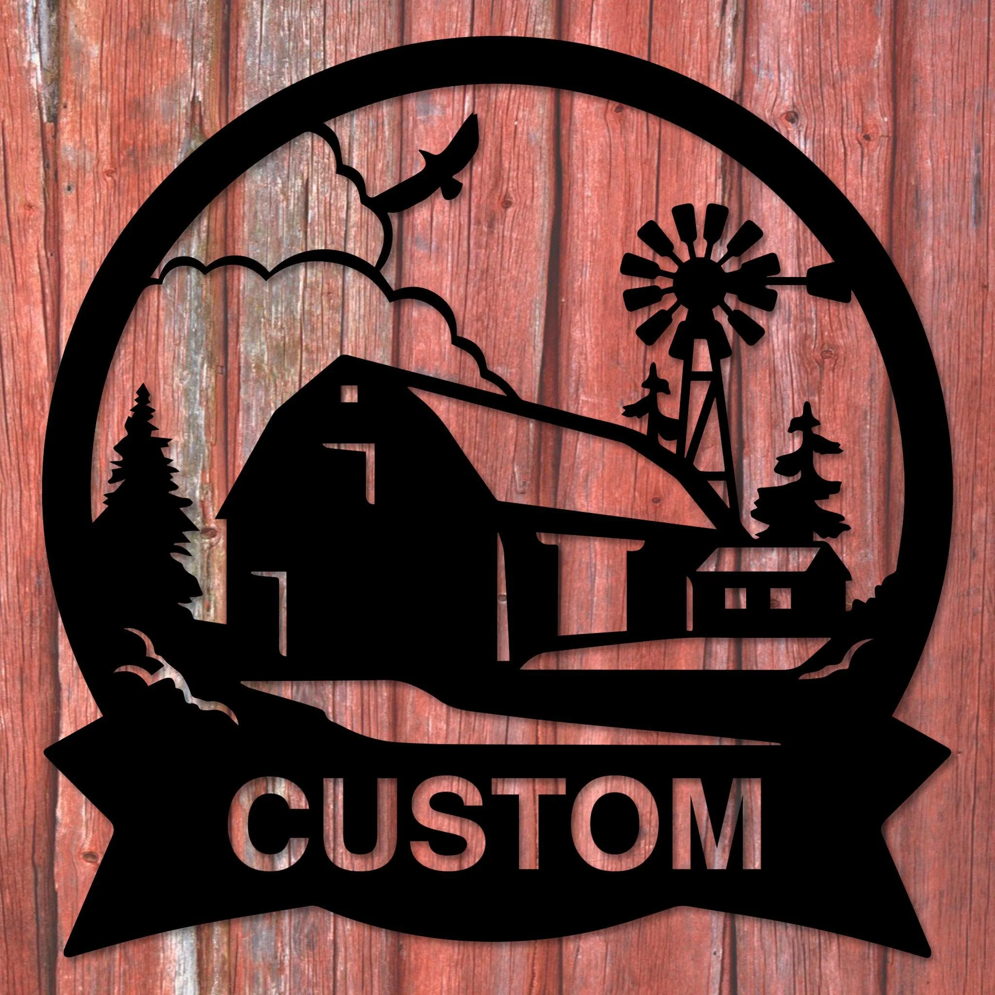 Custom Farmhouse Wall Art - Omega Custom Fabrication LLC