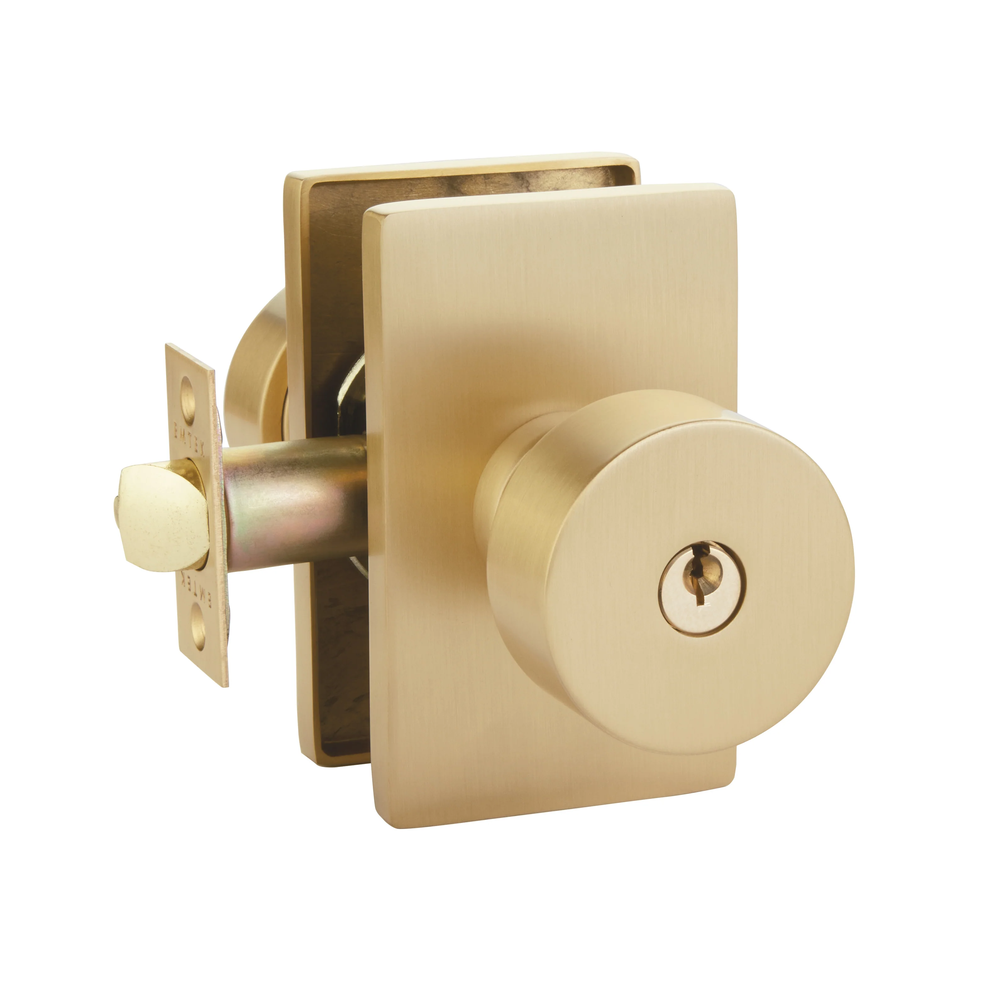 ROUND (ROU) KEY IN KNOB LOCKSET WITH 2-3/8