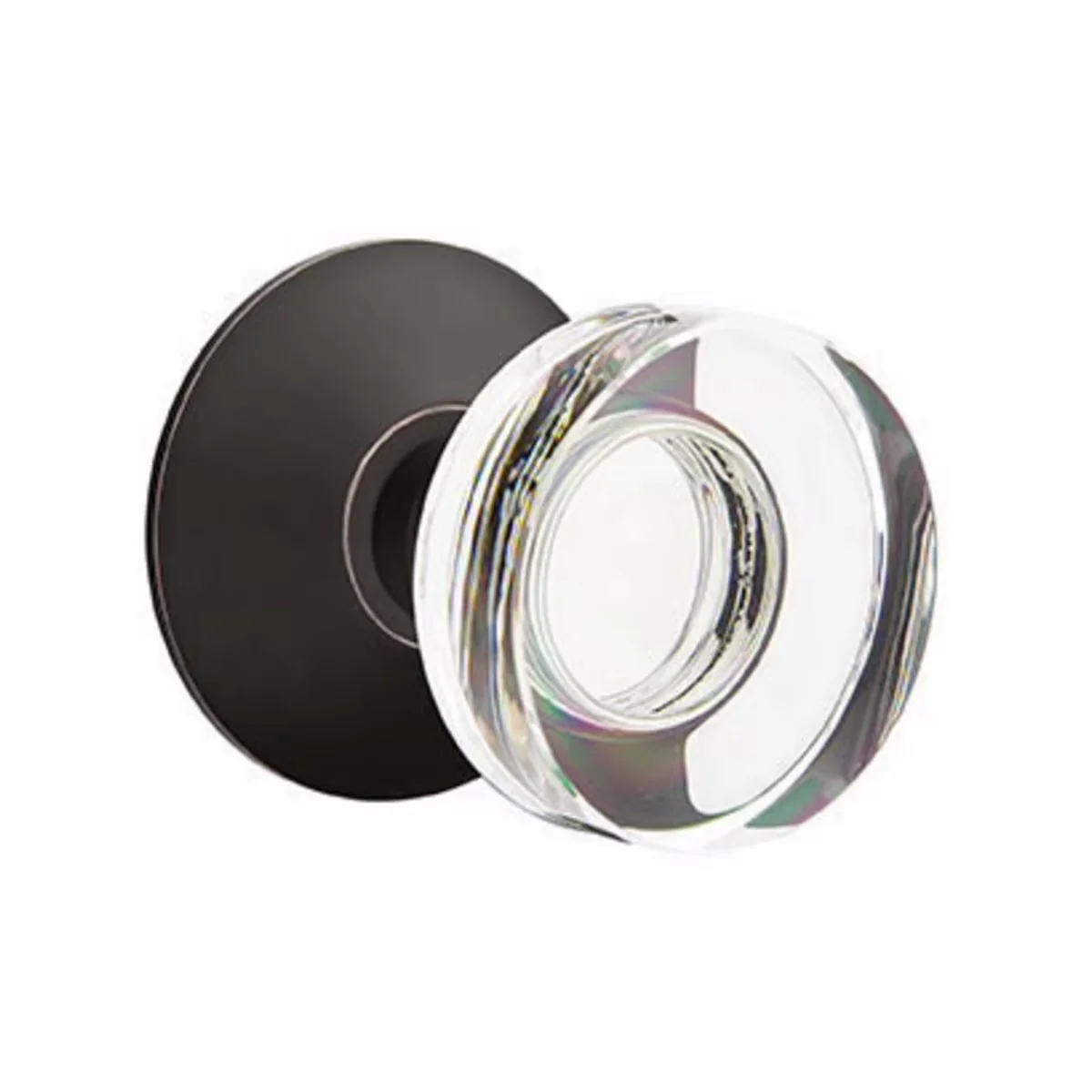 MODERN DISC GLASS (MDC) DUMMY (PAIR) KNOB - Omega Custom Fabrication LLC
