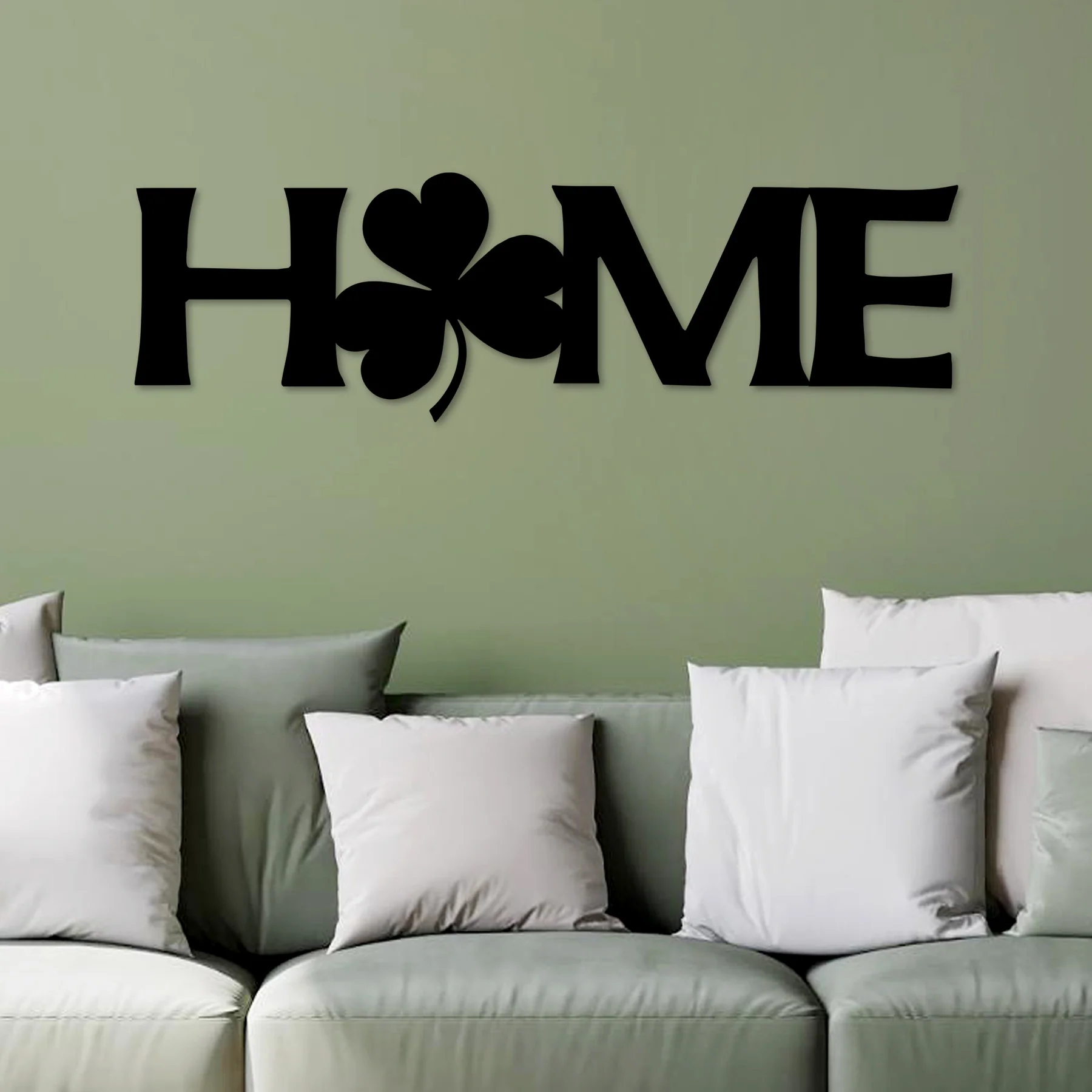 Shamrock Home Metal Wall Art - Omega Custom Fabrication LLC