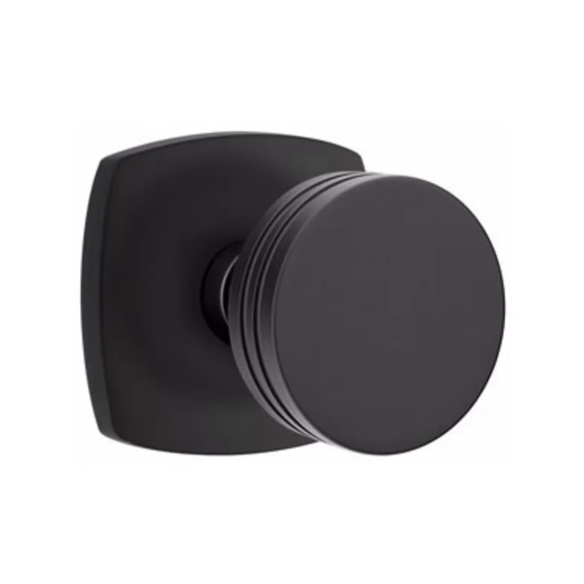 URBAN MODERN SECTIONAL FLAT BLACK (US19) HANDLESET SINGLE-CYLINDER [4715] W/ 2-3/8