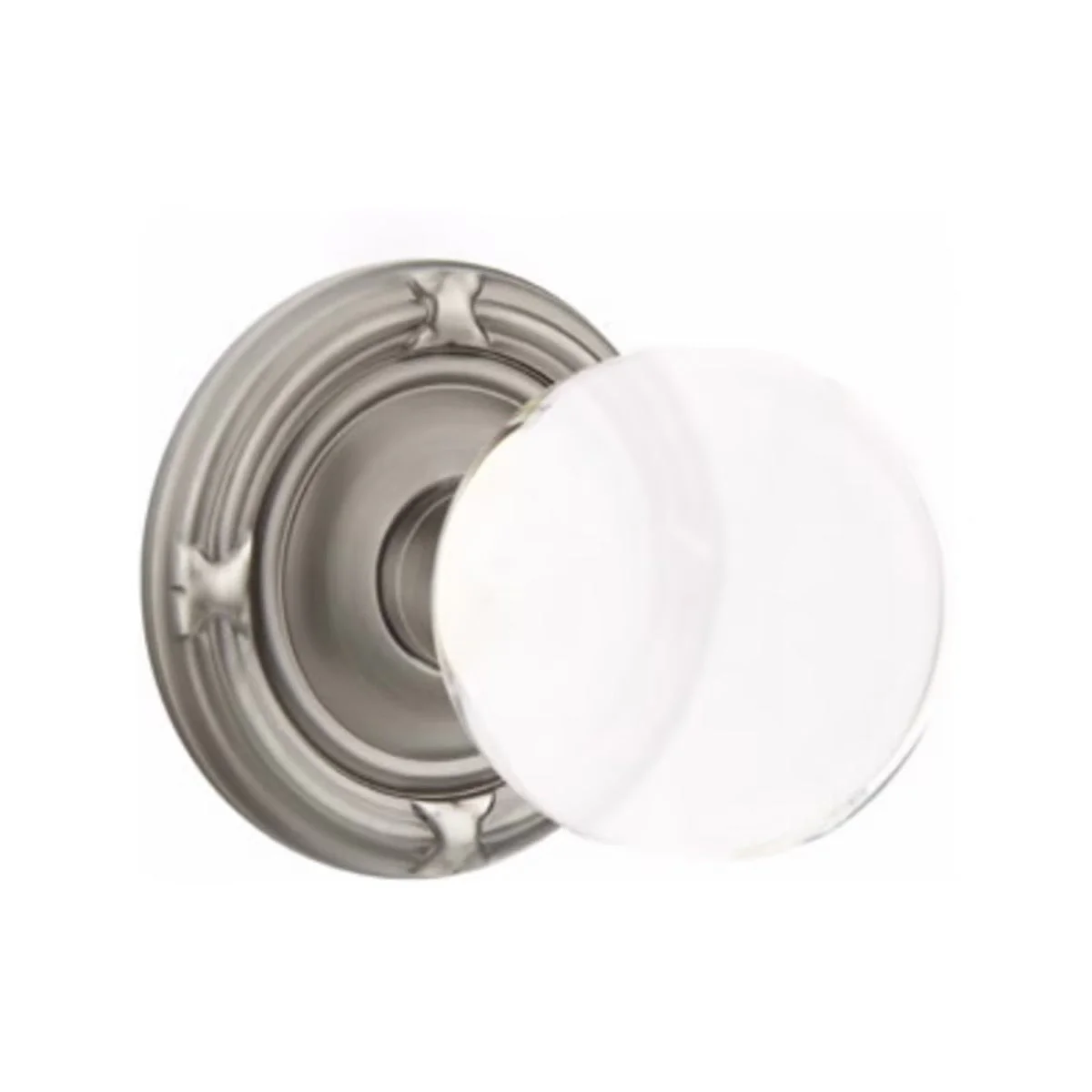 BRISTOL GLASS (BL) PRIVACY (BED/ BATH) KNOB WITH 2-3/8