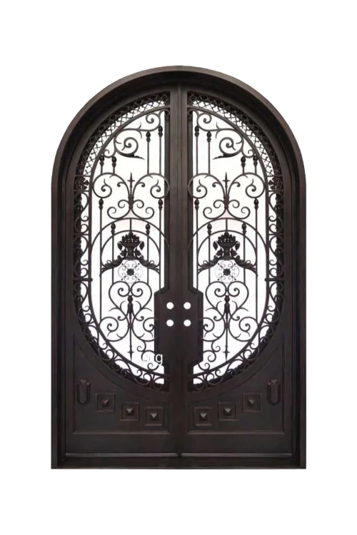 Iron Orchid Archway Door - Omega Custom Fabrication LLC