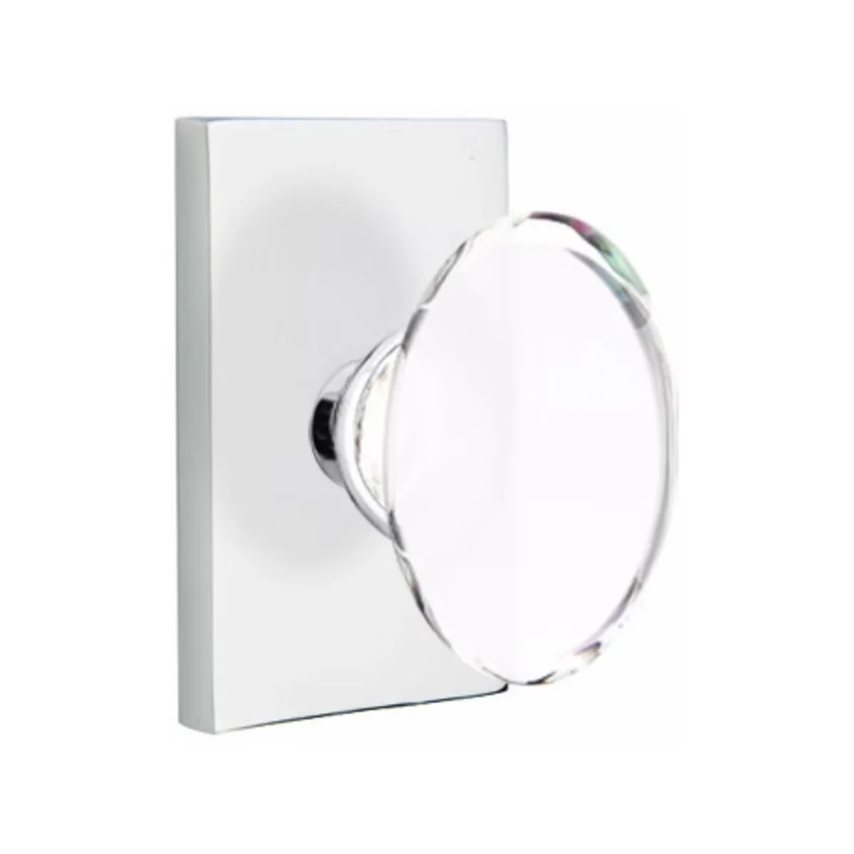 HAMPTON GLASS (HT) PRIVACY (BED/BATH) KNOB WITH 2-3/8