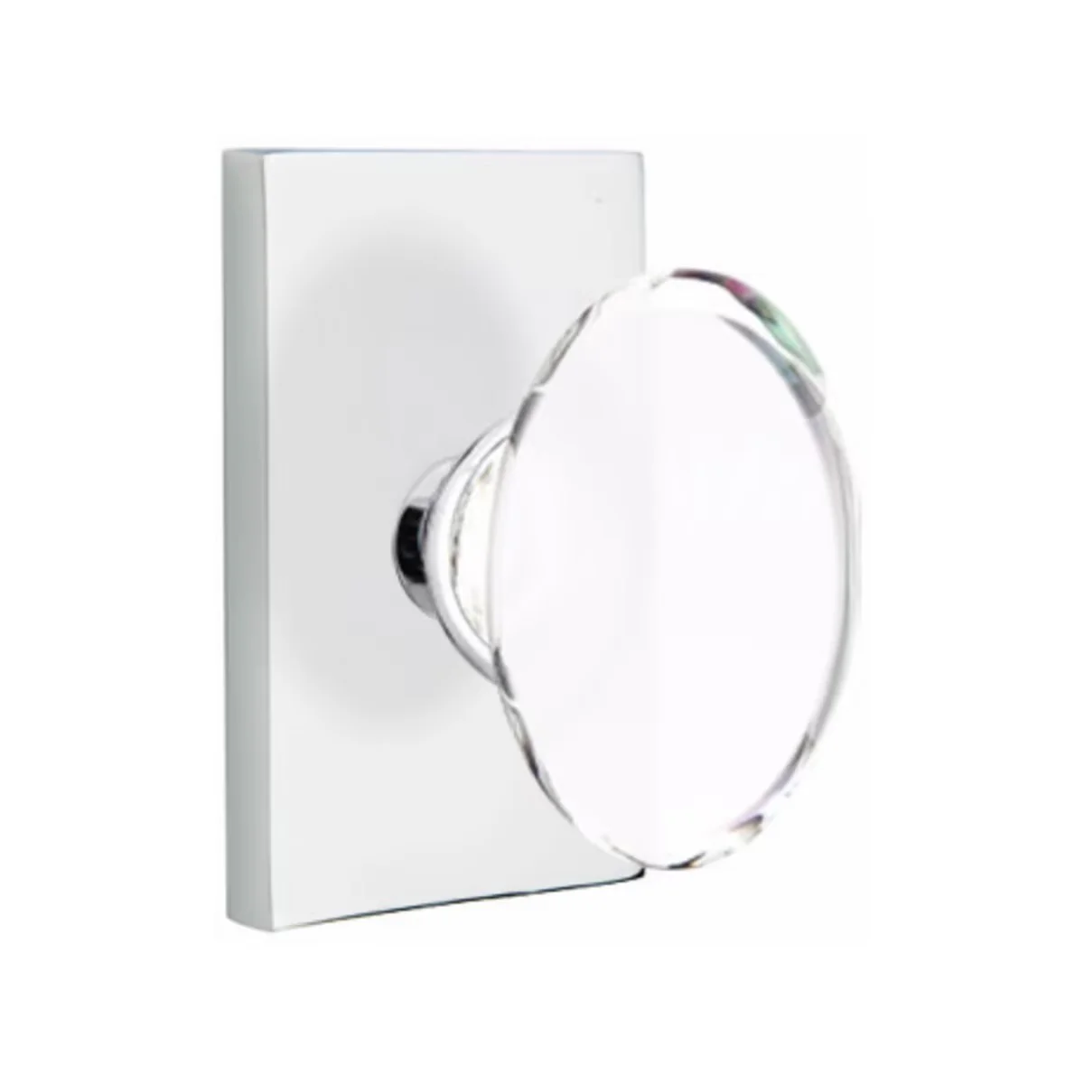 HAMPTON GLASS (HT) PASSAGE (HALL/CLOSET) KNOB WITH 2-3/8
