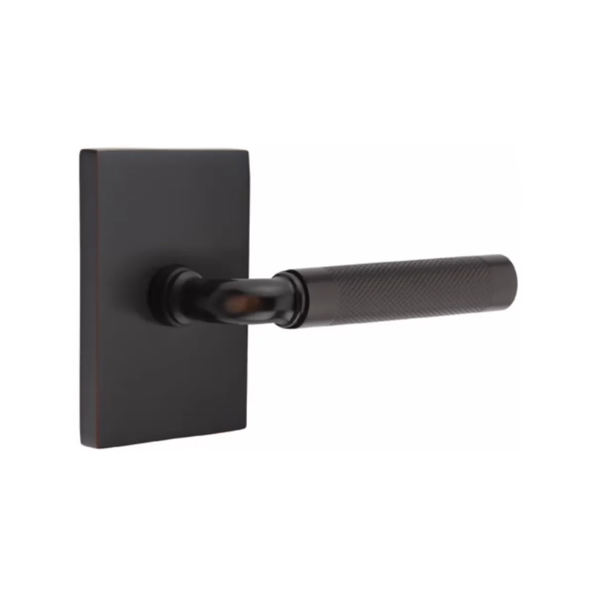 R-BAR KNURLED (RA.KN) PASSAGE (HALL/CLOSET) LEVER WITH 2-3/8