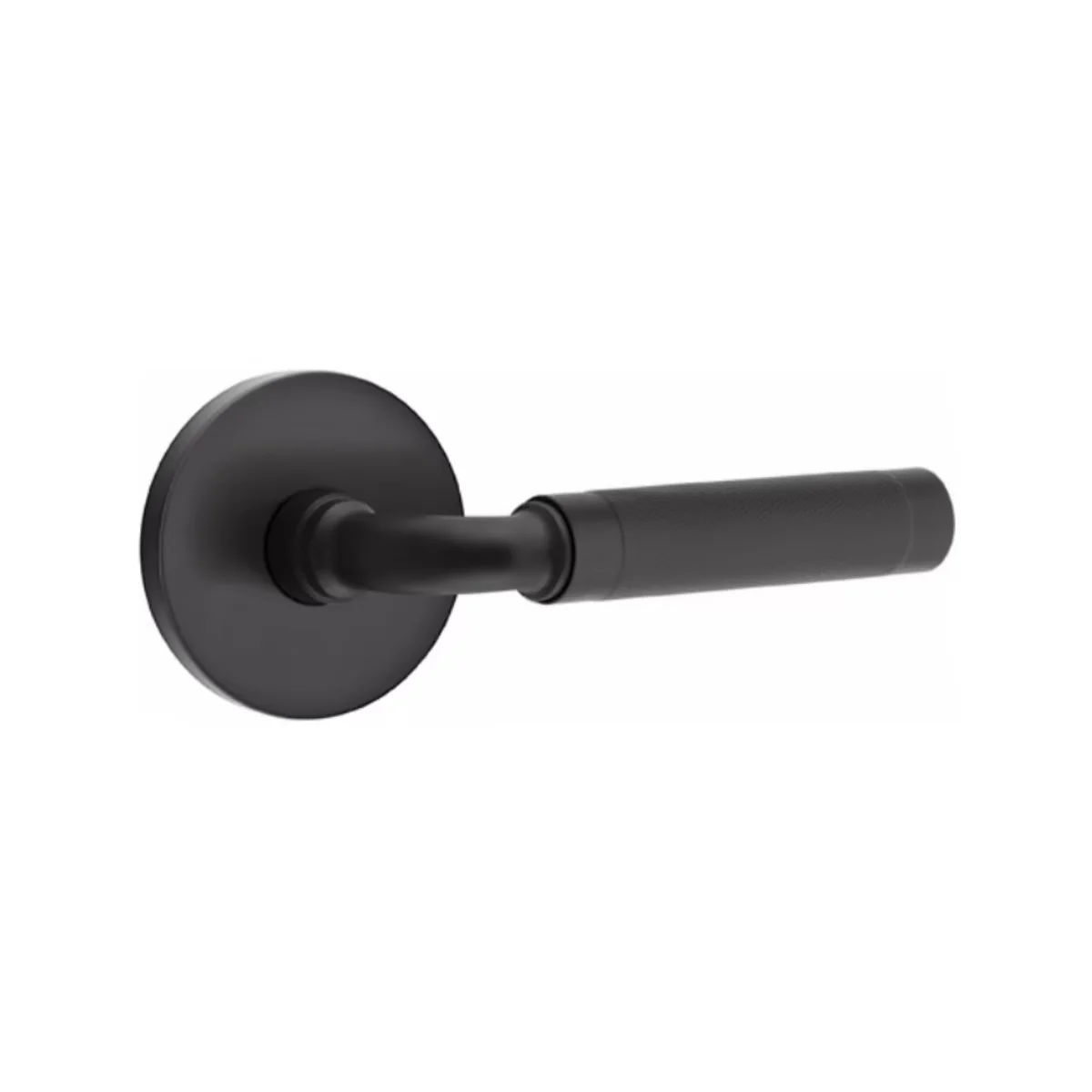 R-BAR KNURLED (RA.KN) PASSAGE (HALL/CLOSET) LEVER WITH 2-3/8