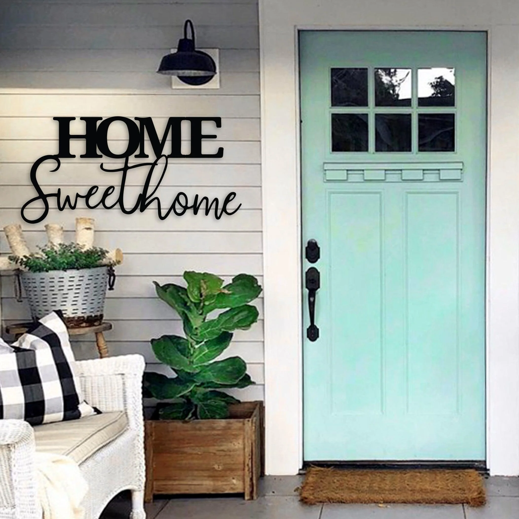 Home Sweet Home Sign - Omega Custom Fabrication LLC