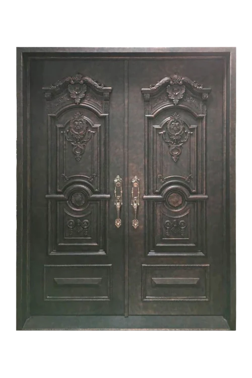 Monarch Deco Iron Door - Omega Custom Fabrication LLC