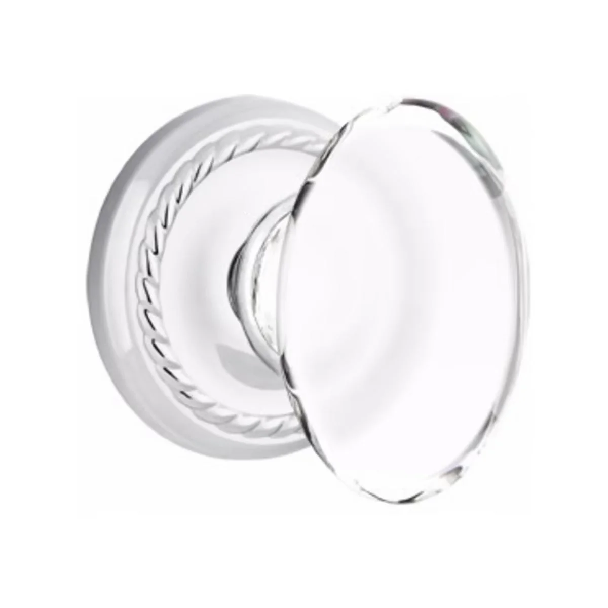 HAMPTON GLASS (HT) PASSAGE (HALL/CLOSET) KNOB WITH 2-3/8