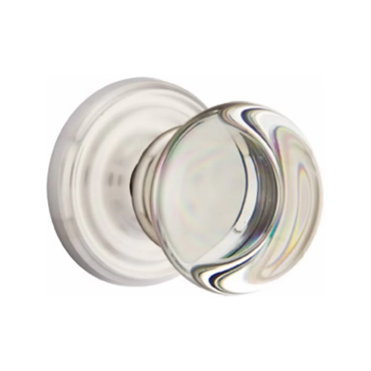 PROVIDENCE GLASS (PC) PASSAGE (HALL/CLOSET) KNOB WITH 2-3/8