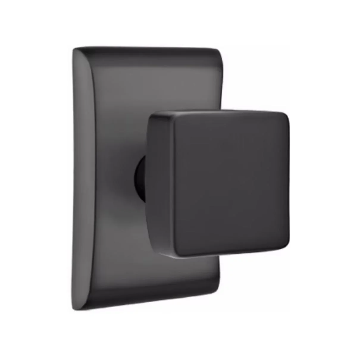 SQUARE (SQU) PRIVACY (BED/BATH) KNOB WITH 2-3/8