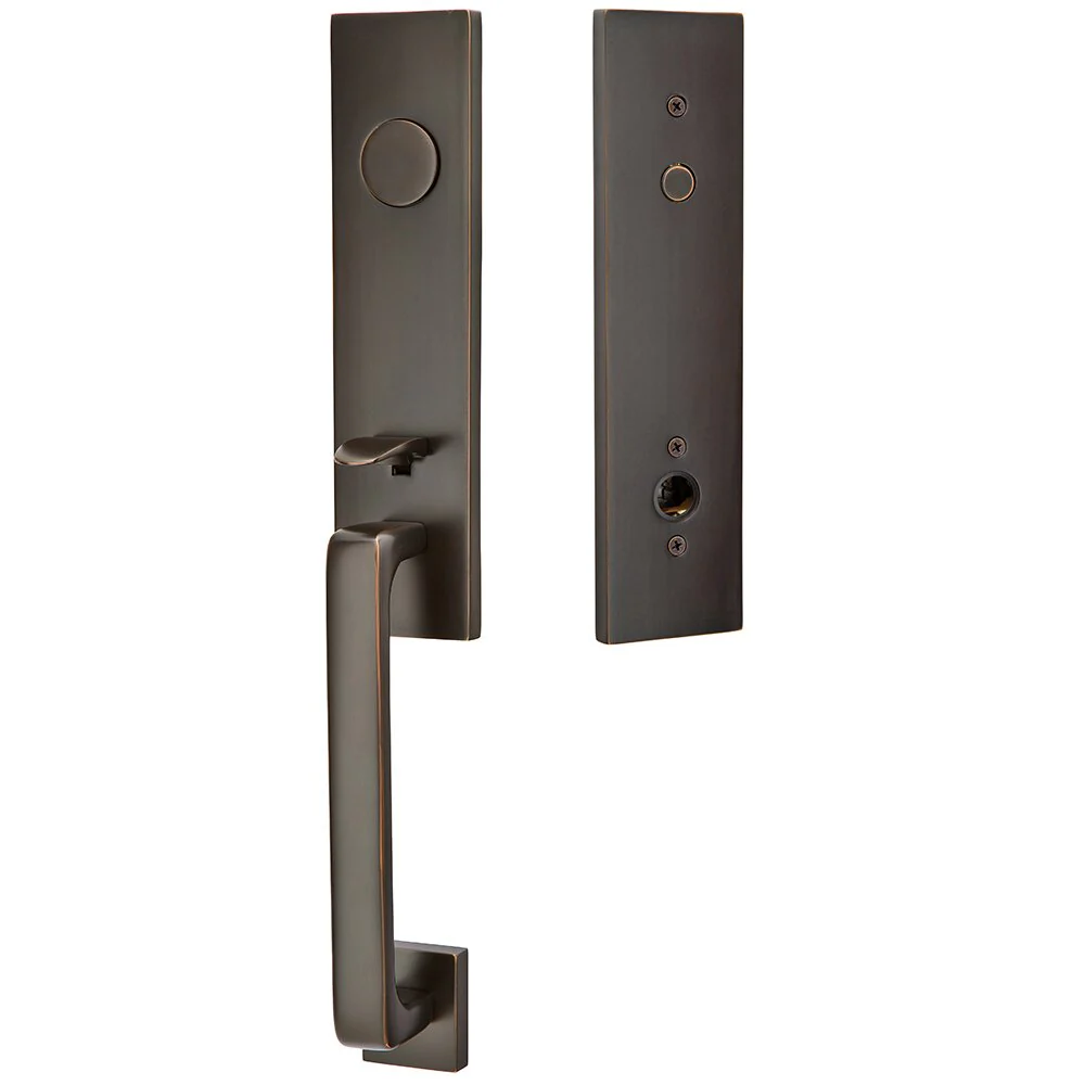 DAVOS OIL RUBBED BRONZE (US10B) HANDLESET DUMMY [4808] W/ 2-3/8