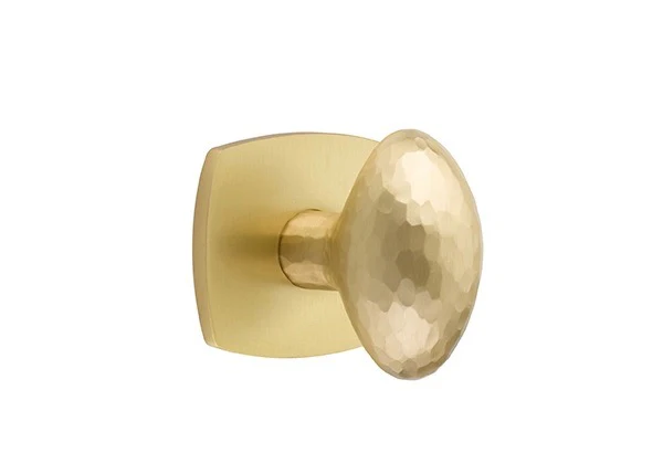 HAMMERED EGG (HE) PRIVACY (BED/BATH) KNOB WITH 2-3/8
