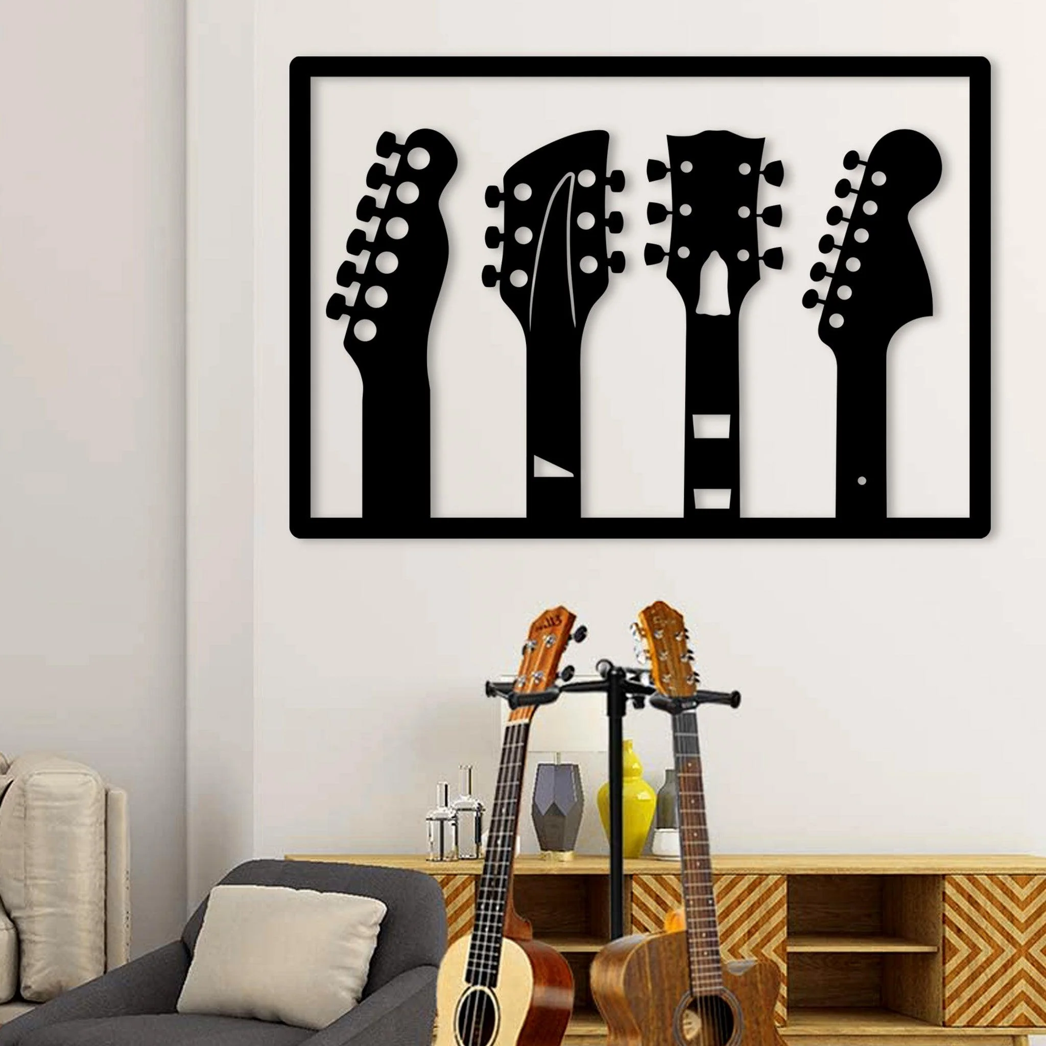 Guitar Wall Art - Omega Custom Fabrication LLC