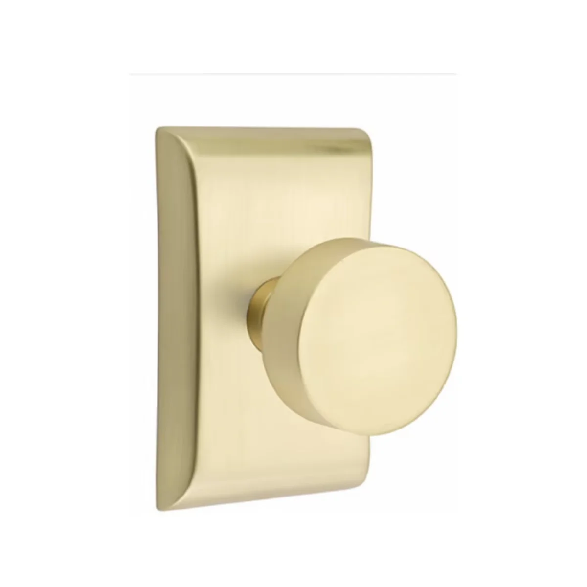 ROUND (ROU) PASSAGE (HALL/CLOSET) KNOB WITH 2-3/8