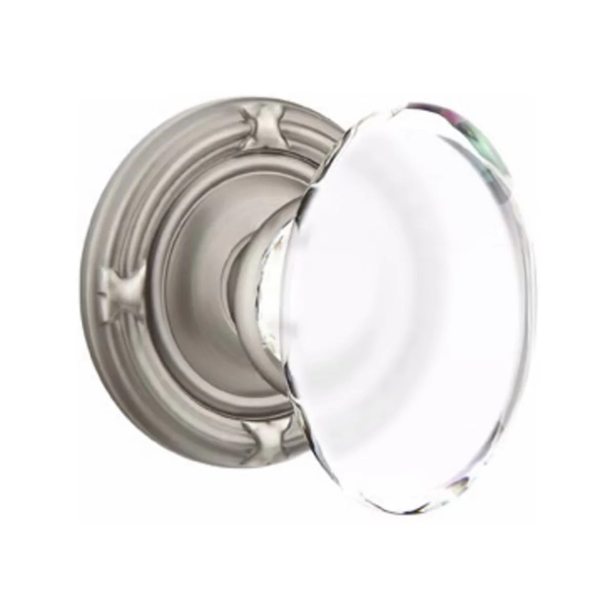 HAMPTON GLASS (HT) PRIVACY (BED/BATH) KNOB WITH 2-3/8